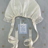 Beanie In Organdis Silk Newborn / SMALL GIUGGIOLA DORAC