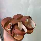 Sandali Primi Passi In Pelle Con Fibie Neonato RIZITOS B3039