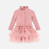 Abito Elegante In Maglia E Tulle Neonata ANGEL'S FACE BLISS.BABY