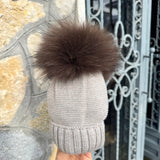 Newborn Smooth Wool Blend Hat FURFANTE CT2100VFA