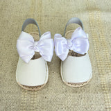 Minorchine Glitter First Steps Sandalen mit Satinschleife für Mädchen INDEX 300G