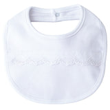 Set Of 2 Cotton Bibs With Lace For Babies SQUID 74021