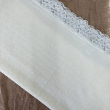 Coperta Elegante In Tessuto Anallergico e Pizzo Neonata PONTO POR PONTO 816