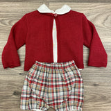 Completo 3 Pezzi Con Bermuda Bordeaux Neonato BABY FASHION 53312