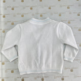 Cardigan In Filo Scollo a V Elegante Neonato BUFI B1366AG