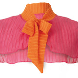 Abito Elegante Smanicato Con Mantella Bambina CALAMARO A21001