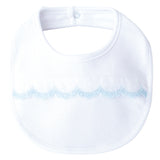 Set Of 2 Cotton Bibs With Lace For Babies SQUID 74021