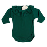 Body In Caldo Cotone Con Collo Rouche Neonata CALAMARO 19125