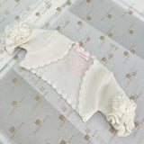 Coprispalle Elegante Corto In Tessuto Anallergico Acrilico Neonata MIMILU' 1702