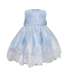 Abito Elegante Smanicato Con Tulle Neonata ISABEL B32