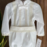 Completo Camicia e Bermuda Elegante Neonato Ponto Por Ponto 6420