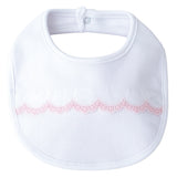 Set Of 2 Cotton Bibs With Lace For Babies SQUID 74021