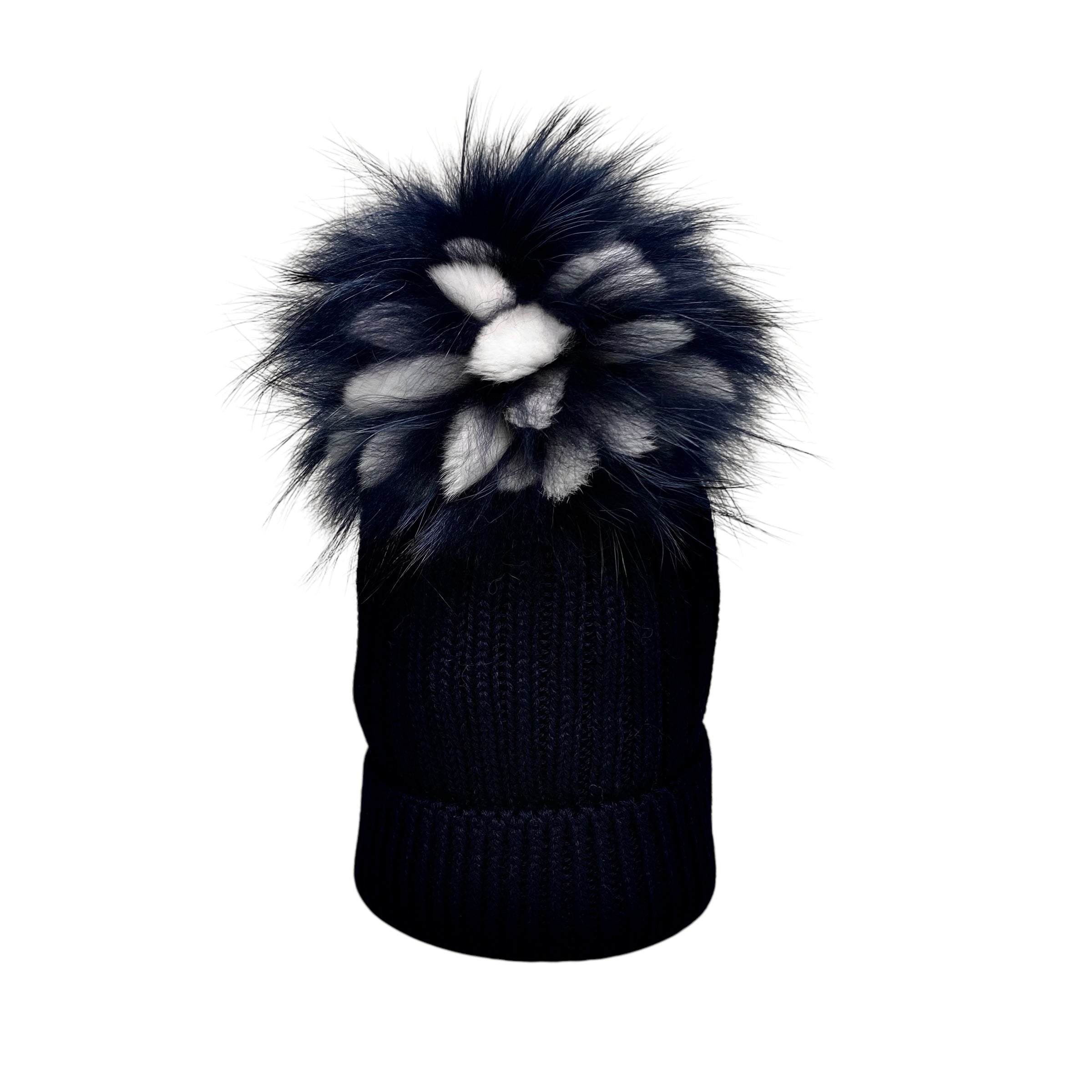 Cappello In Misto Lana Con Risvolto E Pom Pon Originale Bambino/a FURFANTE CT0449A