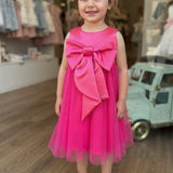 Elegantes ärmelloses Kleid aus Satin und Tüll für Babys PETIT 2015668