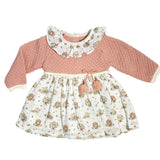 Abito Combinato In Maglia E Tessuto Neonata BABY FASHION 526.2