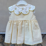 Abito Smanicato A Righe Con Colletto Neonata VELENTINA BEBES NUBE84