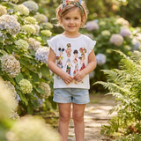 Set aus T-Shirt und Stirnband aus nachhaltiger Baumwolle für Mädchen MAYORAL 3063