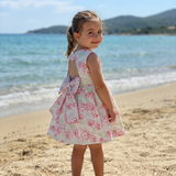 Abito Casual In Pique Fantasia Floreale Bambina GRANLEI 580