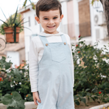 Completo Maglia e Salopette celeste Neonato CALAMARO 11361