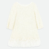 Abito Manica Lunga Pailettato Bambina ANGEL'S FACE JEANETTE