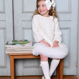 Abito Manica Lunga Pailettato Bambina ANGEL'S FACE JEANETTE