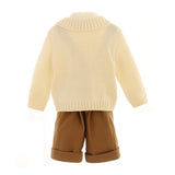 Completo Elegante 4 Pezzi Con Cardigan Neonato BUFI M0461A