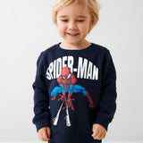 Felpa In Caldo Cotone Spiderman Marvel Blu Bambino NAME IT 132192245
