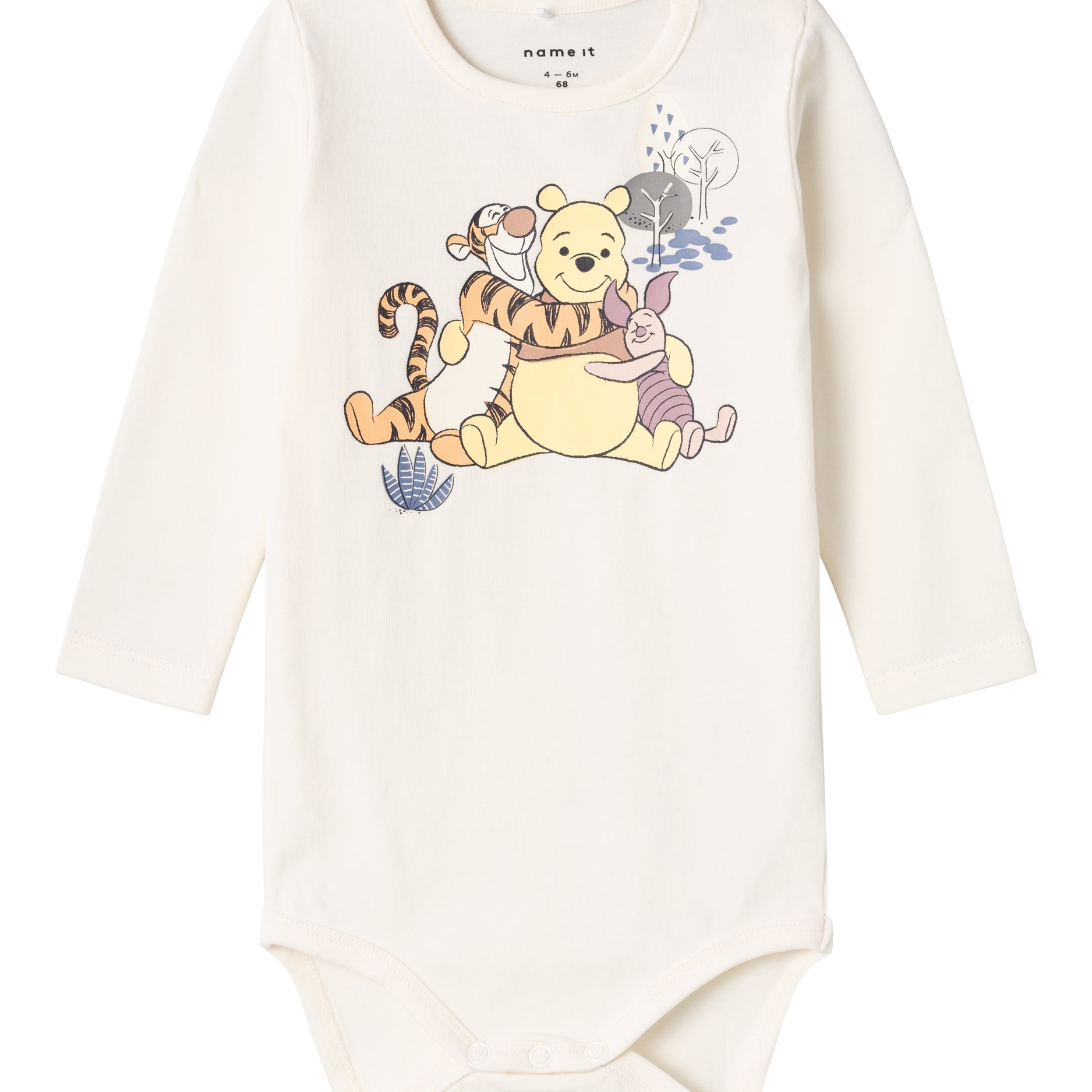 Body In Cotone Manica Lunga Disney Winnie Pooh Neonato NAME IT 1322587