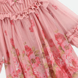 Abito Manica Lunga In Tulle Stampato Bambina ANGEL'S FACE NADIYA