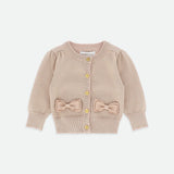 Cardigan In Caldo Cotone Con Fiocchi Neonata ANGEL'S FACE NIKKY.BABY