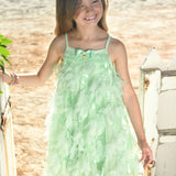 Abito Smanicato Con Tulle Bambina ANGEL'S FACE PALMA