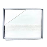 Lenzuolino Per Carrozzina In Cotone Con Pizzo Neonato/a LA SARTORIA DEI PICCOLI L1071