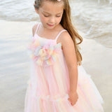 Abito Smanicato Con Tulle Bambina ANGEL'S FACE ROSHEEN