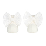 Babbucce Con Fiocco In Pizzo Neonata CONDOR 2935