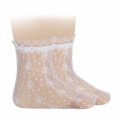 Calze bianche per bambini con logo Dsquared2 Calze bianche per bambini con logo Dsquared2
