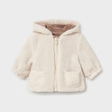 Cappotto double face teddy Neonato panna/tortora Mayoral 2412