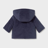 Montgomery con cappuccio in velluto Blu  Mayoral 2414
