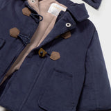 Montgomery con cappuccio in velluto Blu  Mayoral 2414