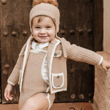 Completo In Caldo Cotone Con Salopette E Camicia Neonato RAHIGO 242109