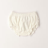 Culotte In Cotone Con Rouches In Pizzo Neonata SARABANDA G366