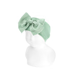 Fascia Per Capelli Con Fiocco Grande In Gross Grain Neonata CONDOR 50073
