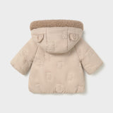 Giubbotto double face con cappuccio Neonato panna/beige Mayoral 2413