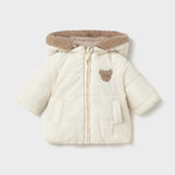 Giubbotto double face con cappuccio Neonato panna/beige Mayoral 2413