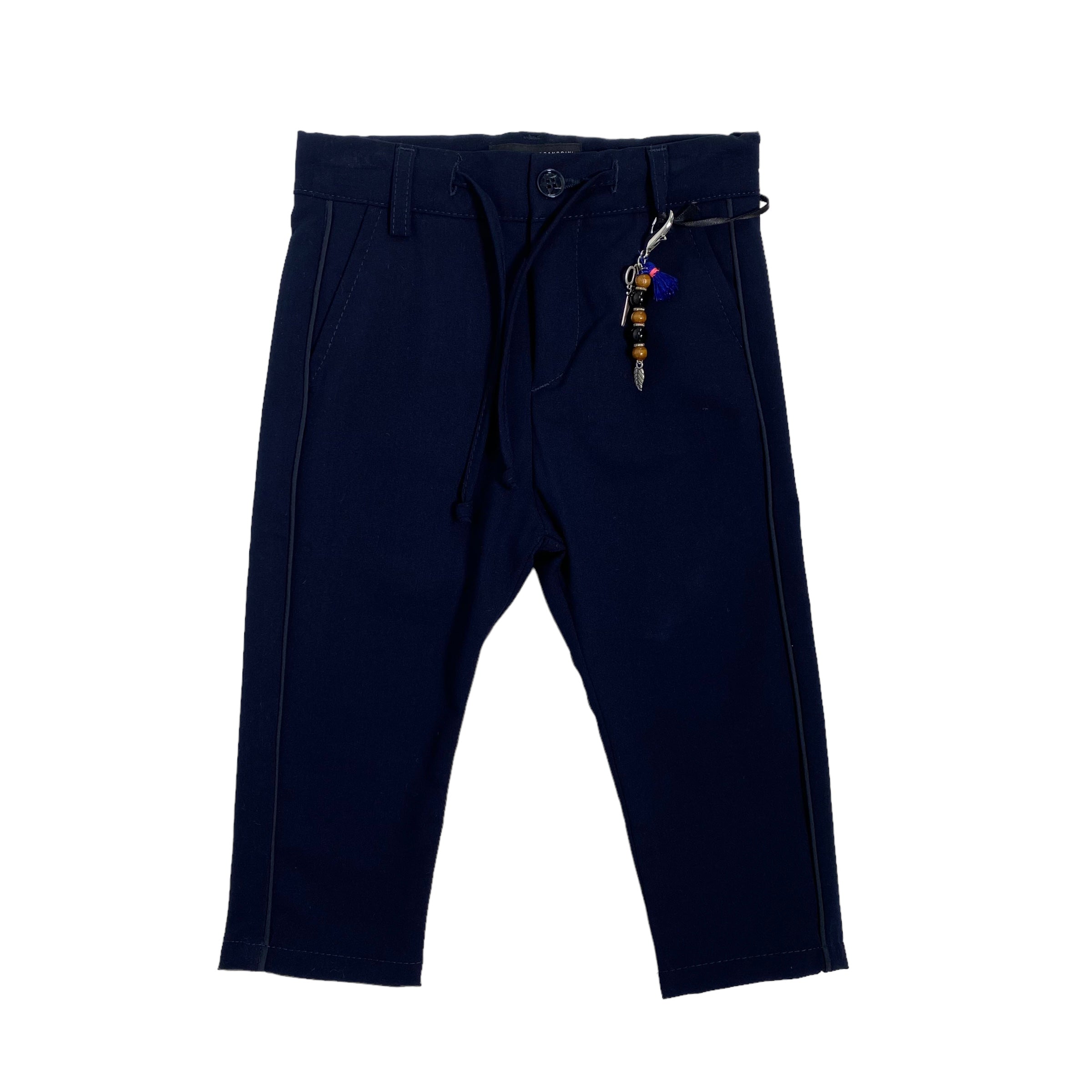 Pantalone Blu in Jersey Neonato Daniele Alessandrini 1295P0466