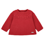 Maglioncino Con Traforature In Caldo Cotone Neonata CONDOR 55030