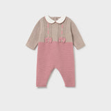 Tutina Intera tricot Caldo cotone Neonata beige/Rosa antico Mayoral 2605
