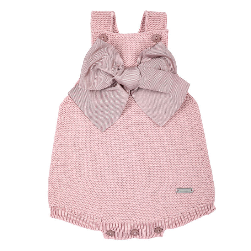 Pagliaccetto In Caldo Cotone Con Fiocco Neonata CONDOR 55930