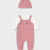 Tutina Intera salopette Caldo Cotone Neonata Rosa Antico Mayoral 2651