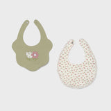 Set 2 bavaglini impermeabili  verde neonata Mayoral 9139