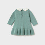 Abito in Maglia Caldo Cotone Verde Neonata Mayoral 2802